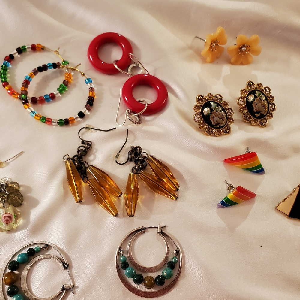 Variety of post & dangling earrings